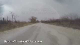 preview picture of video '3/15/2014 Comanche, TX Hail and Street Flooding B-Roll'