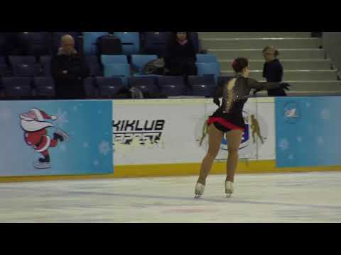 2017 Santa Claus Cup : Aneta JANICZKOVA(CZE) - FS SENIOR LADIES, Free skating
