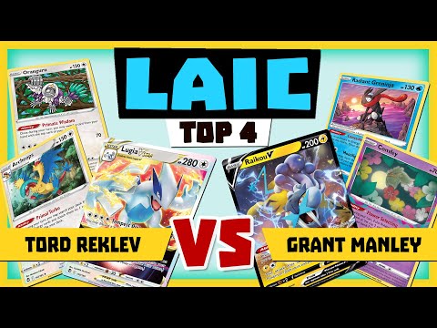 Tord Reklev (Lugia) vs Grant Manley (Raikou) | Pokemon TCG LAIC Day 2 TOP 4 A 2022