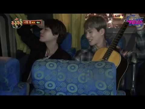 150410 Kyuhyun sang his own song on the spot (Curry Song)