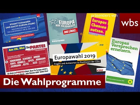 Europawahl - Was steht in den Wahlprogrammen? | Rechtsanwalt Christian Solmecke
