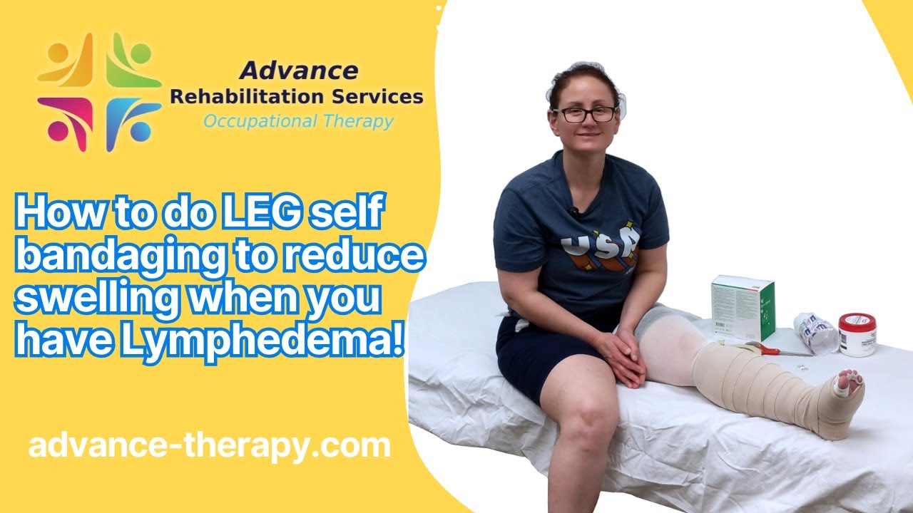 How to Self-Bandage LEGS for Lymphedema: Best Way To Reduce Swelling!