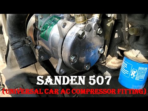 “SANDAN 507” An Universal Car AC Compressor Installation and Nitrogen Flushing guide in Hyundai Car