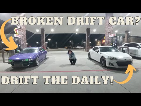 Breaking the 1JZ S14 AGAIN! - BRZ Turns Daily Drifter