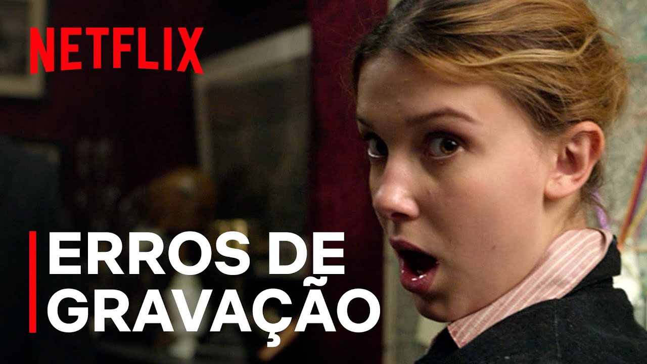 Erros de Gravação de Enola Holmes 2 | Millie Bobby Brown e Henry Cavill | Netflix Brasil
