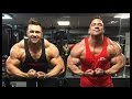 IFBB PRO'S REGAN GRIMES AND Paulo the Freak Almeida TRAIN CHEST - FULL WORKOUT