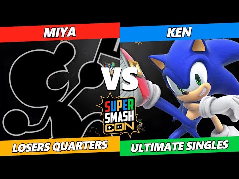 SSC 2023 Losers Quarters - Miya (Game & Watch) Vs. KEN (Sonic) Smash Ultimate Tournament