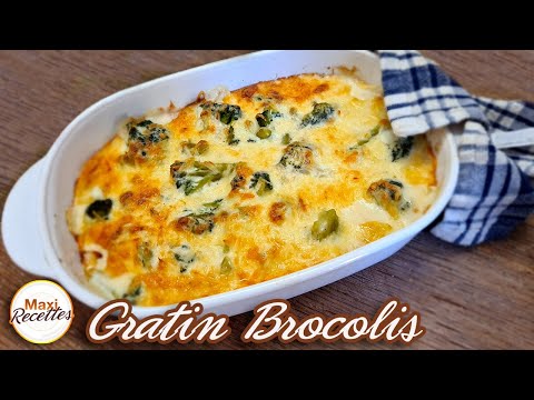 Gratin de Brocolis à la Béchamel - Recette Facile et Rapide
