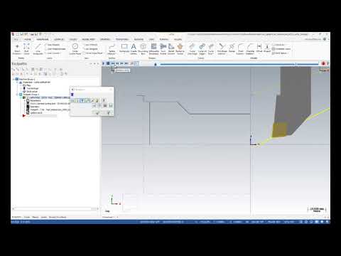 Mastercam for beginners 005 Lathe Toolpath
