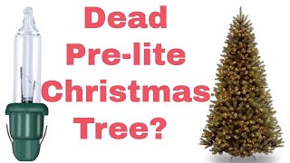 How to fix pre-lite Christmas Tree bulbs