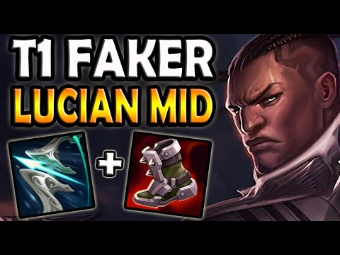 T1 Faker LUCIAN MID vs IRELIA - Patch 11.1 Ranked Korea ✅