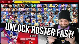 How To UNLOCK ALL Smash Bros Ultimate Characters FAST!