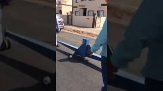 Rolling Straight Edge test for Asphalt Rideability