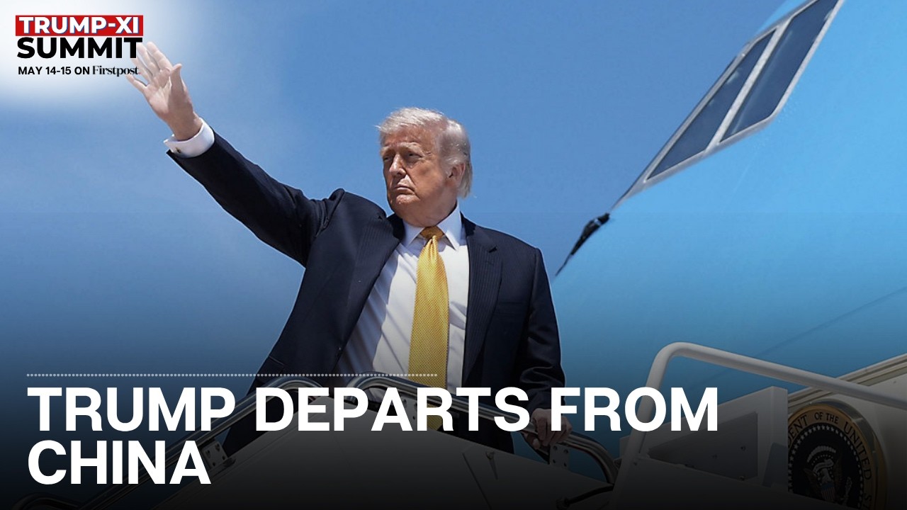 US President Donald Trump Departs From Beijing, China | Trump Xi Summit LIVE
