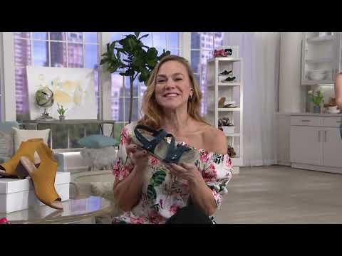 Earth Origins Suede Asymmetrical Sport Sandals - Hailey Holland on QVC