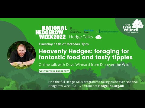 Heavenly Hedges: foraging for fantastic food and tasty tipples | Hedge Talks 2022