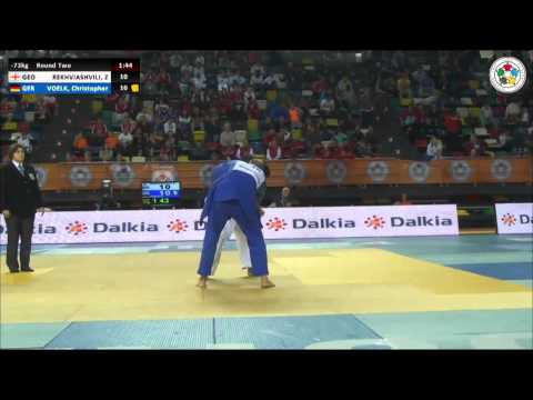 Zebeda REKHVIASHVILI (GEO) Vs Christopher VOELK (GER) - Judo Grand Prix Samsun 2014 [-73kg]