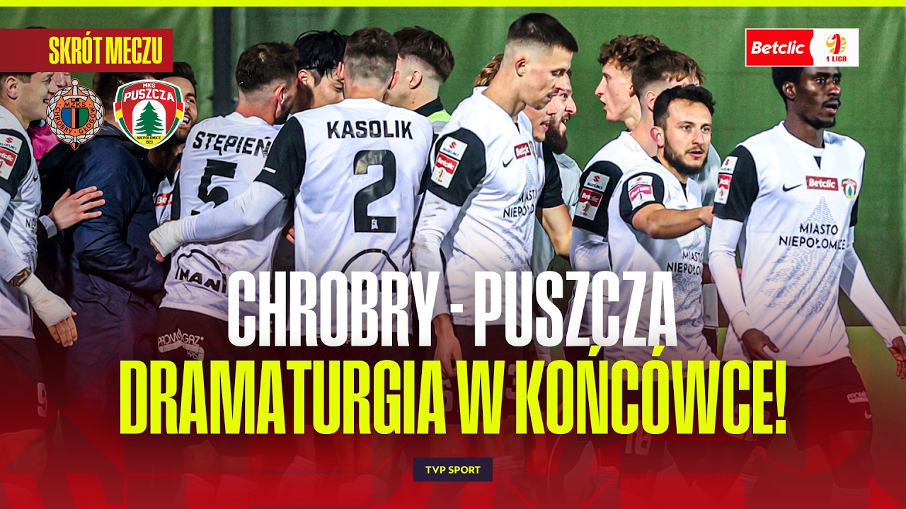 Chrobry Głogów vs Puszcza Niepołomice Highlights