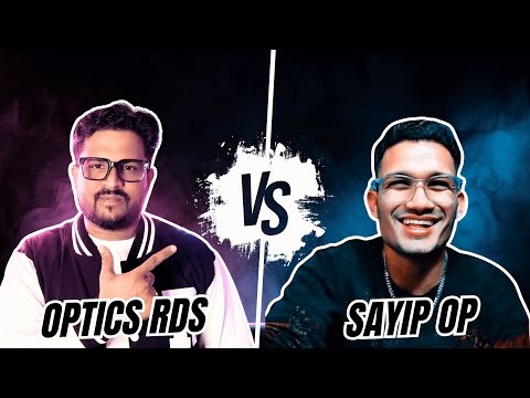 🔥OPTICS RDS VS SAYIP OP | REACTION 😍🤣| INTENSE FIGHT IN conqueror lobby #sayipop #gaming