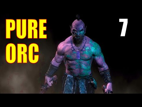 Skyrim HARDCORE PURE ORC BUILD Walkthrough - Part 7, Bilegulch Mine (Kill the Bandit Leader)