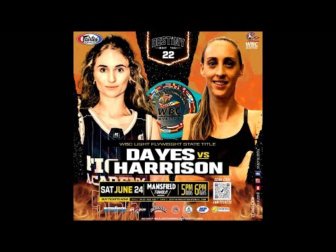 Hannah Dayes Vs Rachelle Harrison - Destiny Muaythai 22