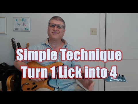 Turn 1 Lick into 4 with this Simple Technique (with TAB)