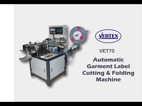 VET 70 - Automatic Garment Label and Folding Machine