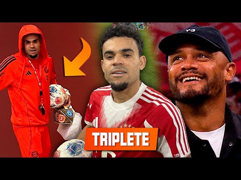 WHAT YOU DIDN'T SEE! LUIS DIAZ HAT TRICK, STADIUM OVATION, KOMPANY'S REACTION, WORLD PRESS PRAISE