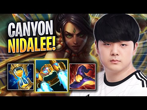 CANYON CRAZY GAME WITH NIDALEE! - DK Canyon Plays Nidalee JUNGLE vs Kha'zix! | Season 2023