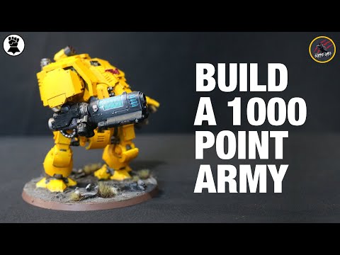 PLAN & BUILD A 1000 POINT ARMY For Warhammer 40k - What You Need To Get Started & Play Your 1st Game