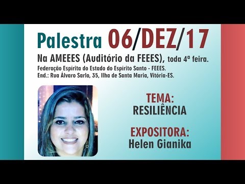 AMEEES - HELEN GIANIKA - "Resiliência" 06/12/17