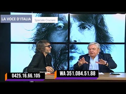 Cruciani ospite di Spatalino a "La voce d'Italia" (Prima Free Tv) del 30.9.2023