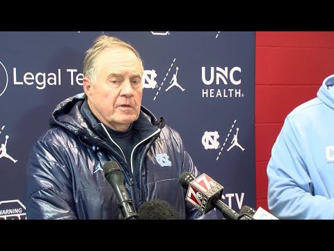 VIDEO: UNC football's Bill Belichick speaks after loss to NC State