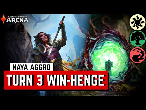 YOU THOUGHT THAT WAS MAX POWER?! Naya | Winota + TURN 3 GREAT HENGE MTG Arena