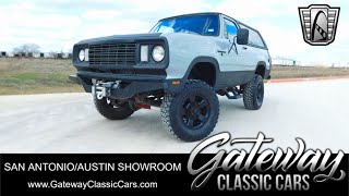 Video Thumbnail for 1978 Dodge Ramcharger