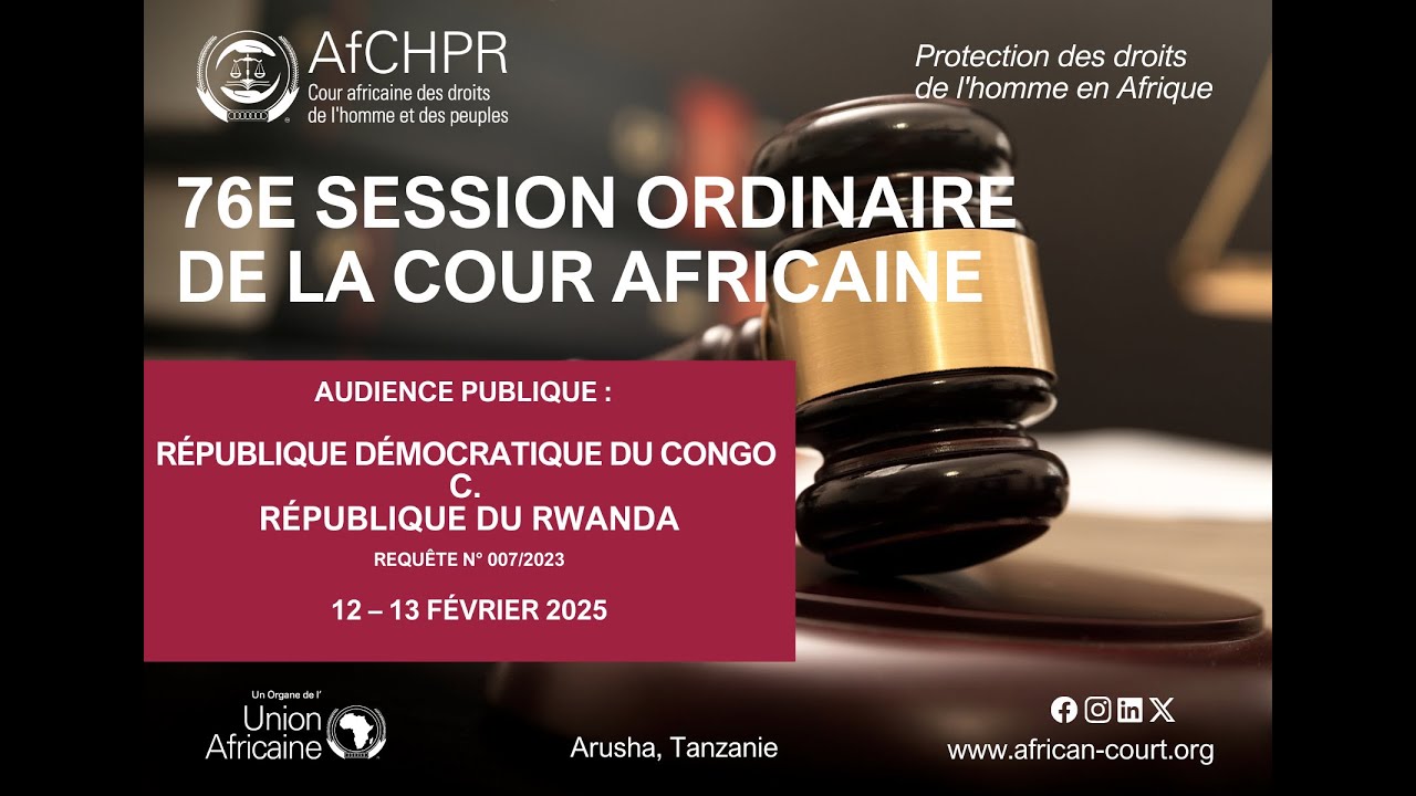 JOUR 2 - AUDIENCE PUBLIQUE: RÉPUBLIQUE DÉMOCRATIQUE DU CONGO V RÉPUBLIQUE DU RWANDA - 5