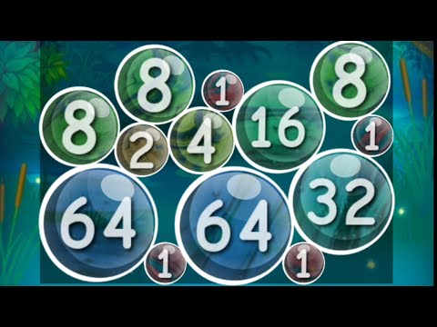 Double the Bubble 2048 Target Ball 64,128,256