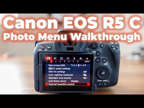Mastering Your Canon EOS R5 C: Full Photo Menu Walkthrough | Photography Menu System