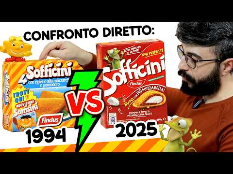 Confronto i Sofficini del 1994 con quelli del 2025: peso, ingredienti, shrinkflation e sorpresine!