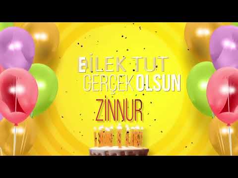 İyi ki doğdun ZİNNUR- İsme Özel Doğum Günü Şarkısı (FULL VERSİYON)