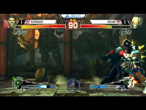 PR Balrog (Balrog) vs Xian (Gen) - EVO 2015 USF4 - 720p/60fps