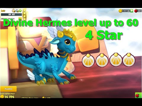 Hermes Dragon-Dragon Mania legends | 4 Star Divine Hermes level up to 60  | DML