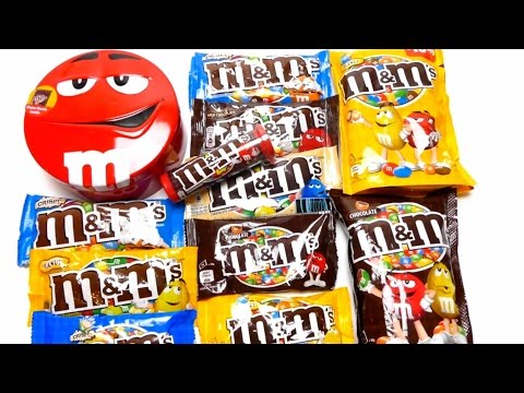 New M&M's Collection Candy Unboxing - Which M&M's are the best? ❤❤❤