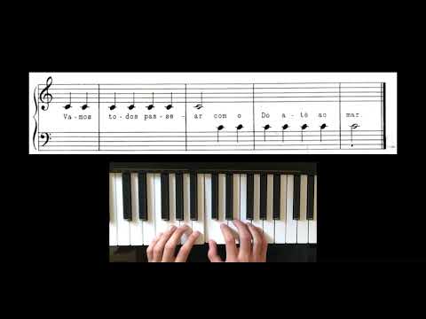 Meu Piano Divertido 1 - Música 2: Passeando com o Dó