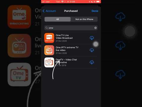 cara mendownload kembali ome tv pada app store #shorts