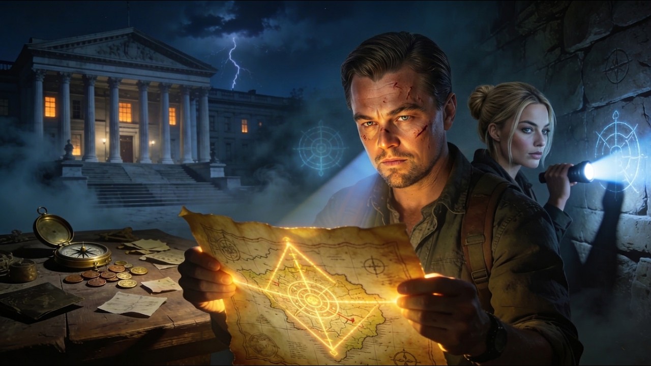 A MAN FINDS A HIDDEN MAP IN AN OLD DOCUMENT AND STARTS A DANGEROUS TREASURE HUNT