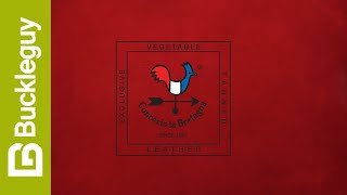 Conceria La Bretagna, Gaucho Oil | Ruby Red | Veg Tan Leather Demo