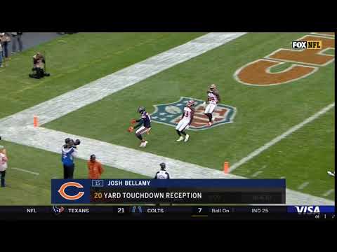 Mitch Trubisky 20 Yard Touchdown Pass to Josh Bellamy Chicago Bears VS Tampa Bay Buccaneers
