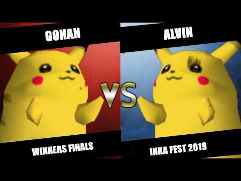 Inka Fest 2019 - Gohan (Pikachu, Yoshi) Vs. Alvin (Pikachu) SSB64 Winners Finals