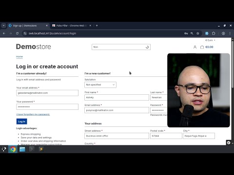 Huge time saver: fillout Shopware forms with few clicks! Shopware 6 | Matheus Gontijo